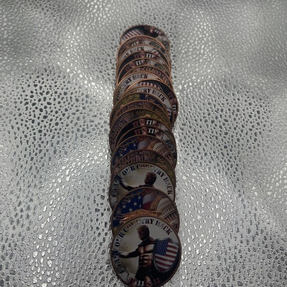 1 Tube Of Colorized Trump Copper Round .999 Fine Copper. X20 Copper Rounds - Picture 10 of 16